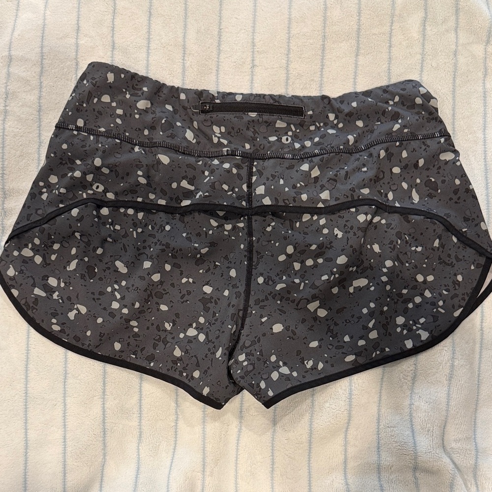 Smartwool Women's Black and Gray Athletic Shorts - Picture 2 of 3